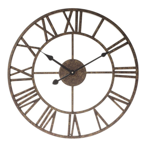 Brambly Cottage Hobson 40cm Wall Clock & Reviews Wayfair.co.uk